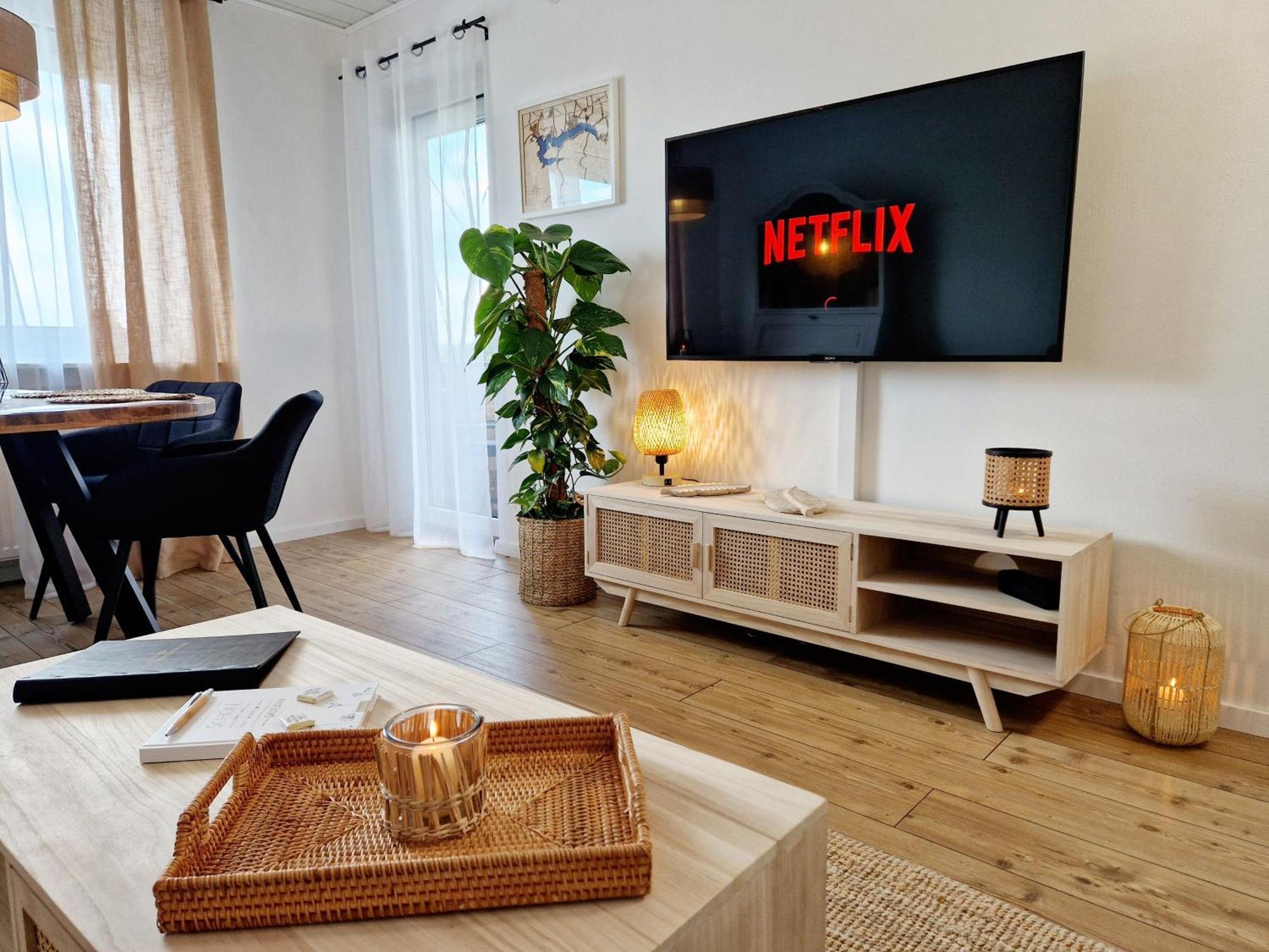 Ferienwohnung Sonnenhang Im Boho-Stil Mit Balkon Möhnesee Exteriör bild