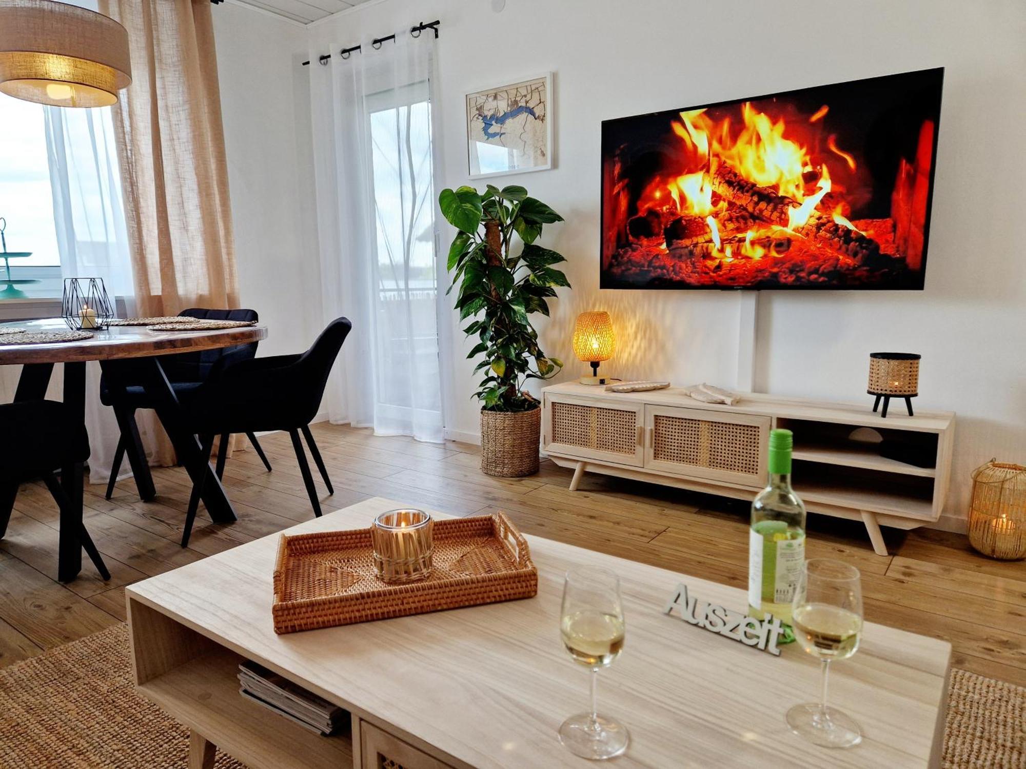 Ferienwohnung Sonnenhang Im Boho-Stil Mit Balkon Möhnesee Exteriör bild